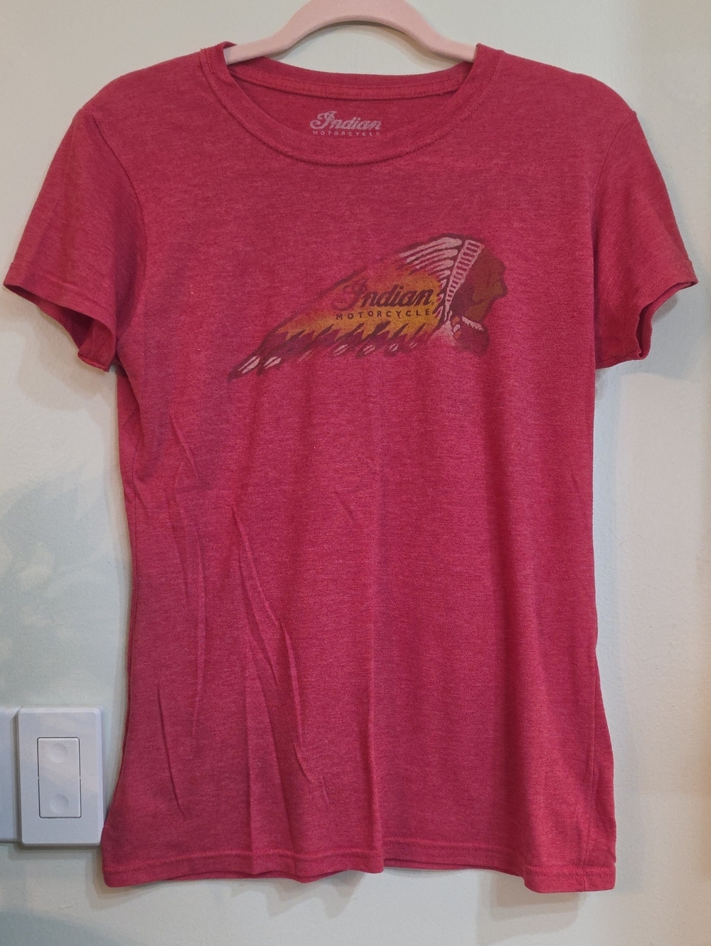 Indian Motorcycle Red Graphic Tee